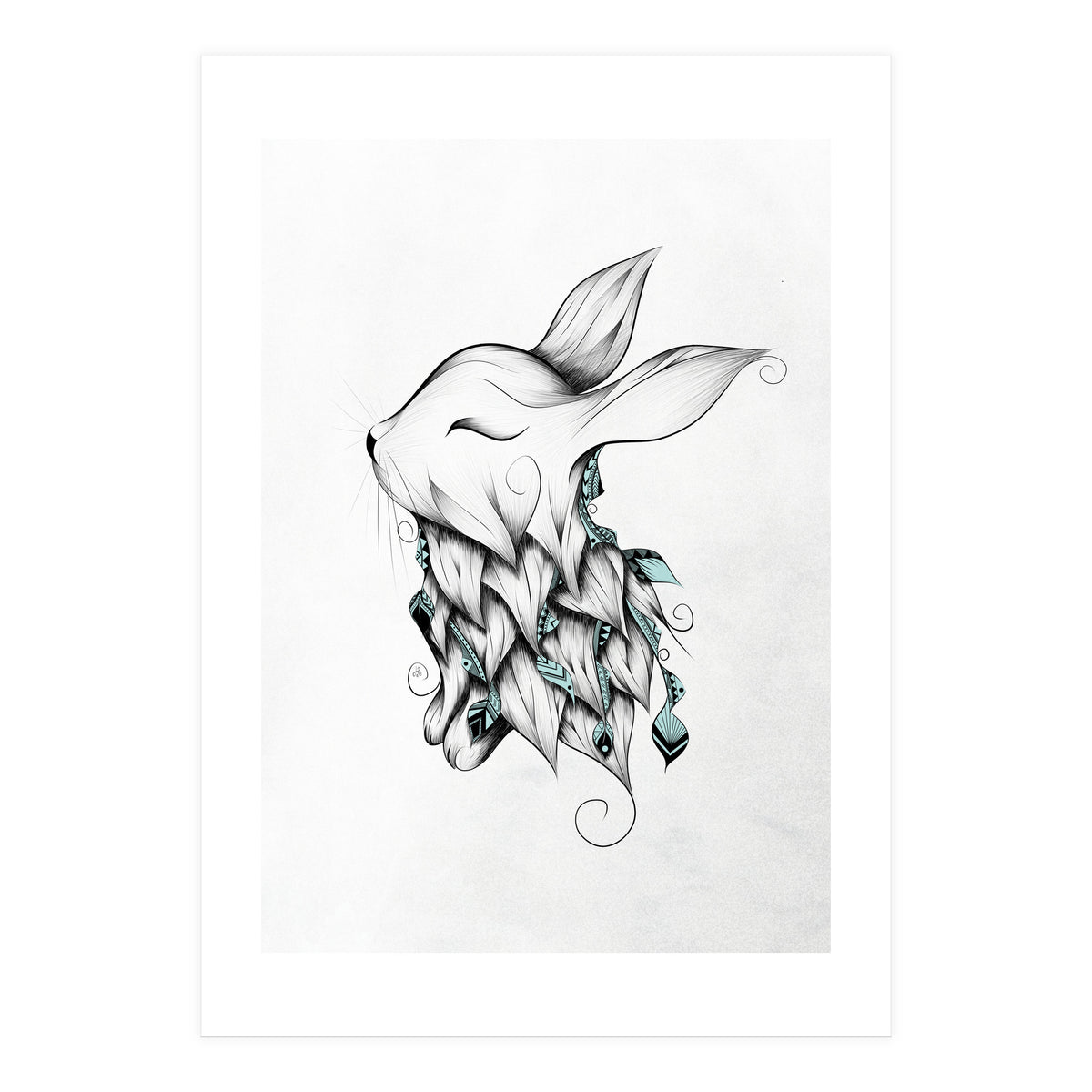 Poetic Rabbit (Print Only)