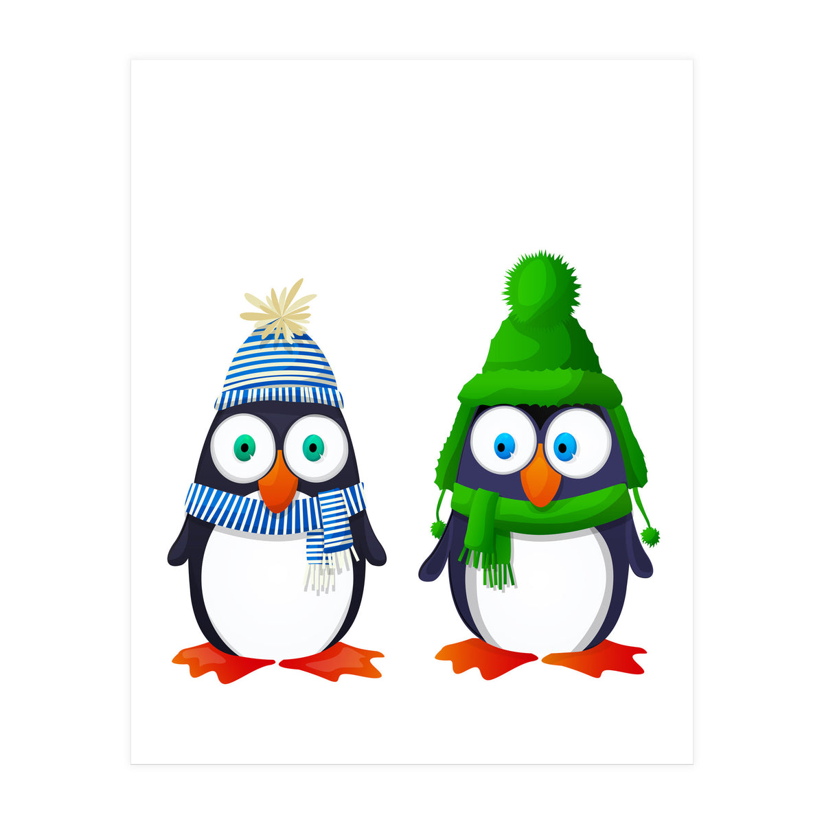 Winter Penguins (Print Only)