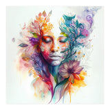 Watercolor Tropical Woman #15 (Print Only) thumbnail