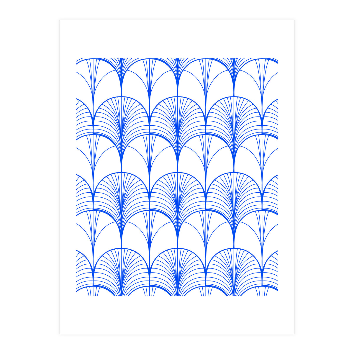 Art Deco Blue (Print Only)