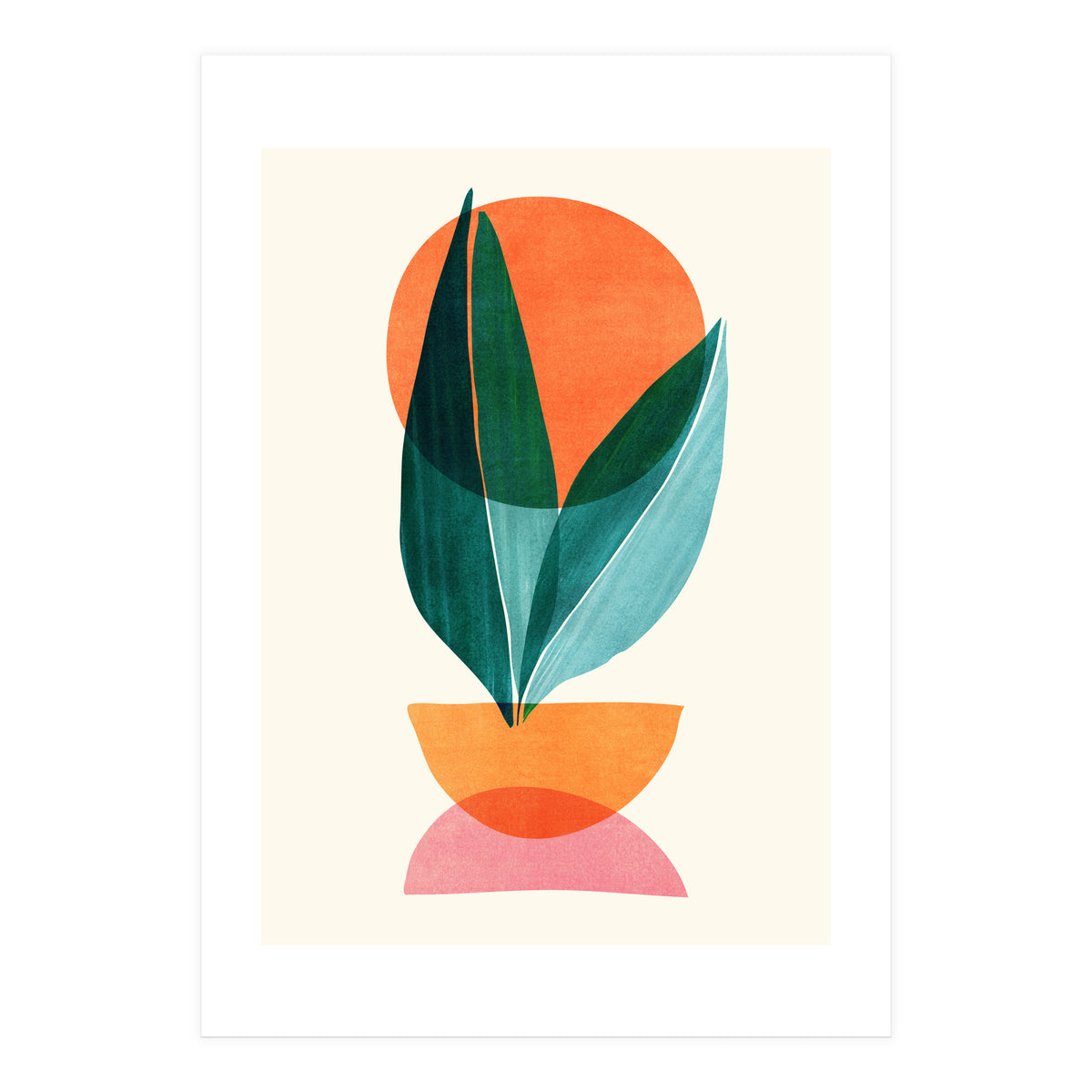 Abstract Nature Stack II (Print Only)