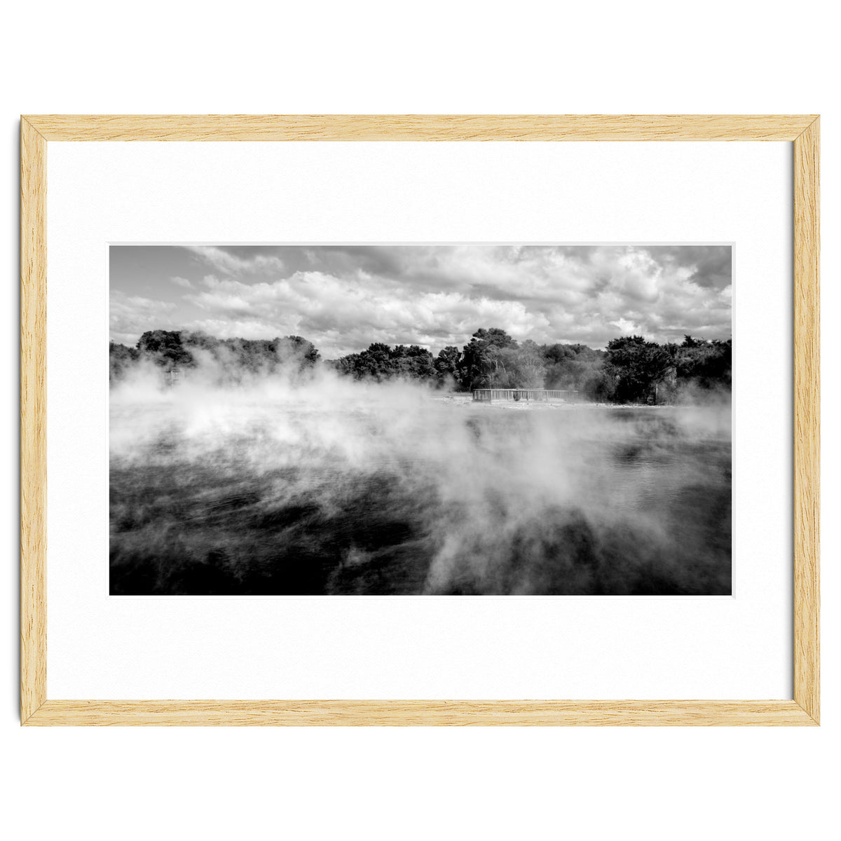 Vapors in Rotorua, New Zealand Art Print