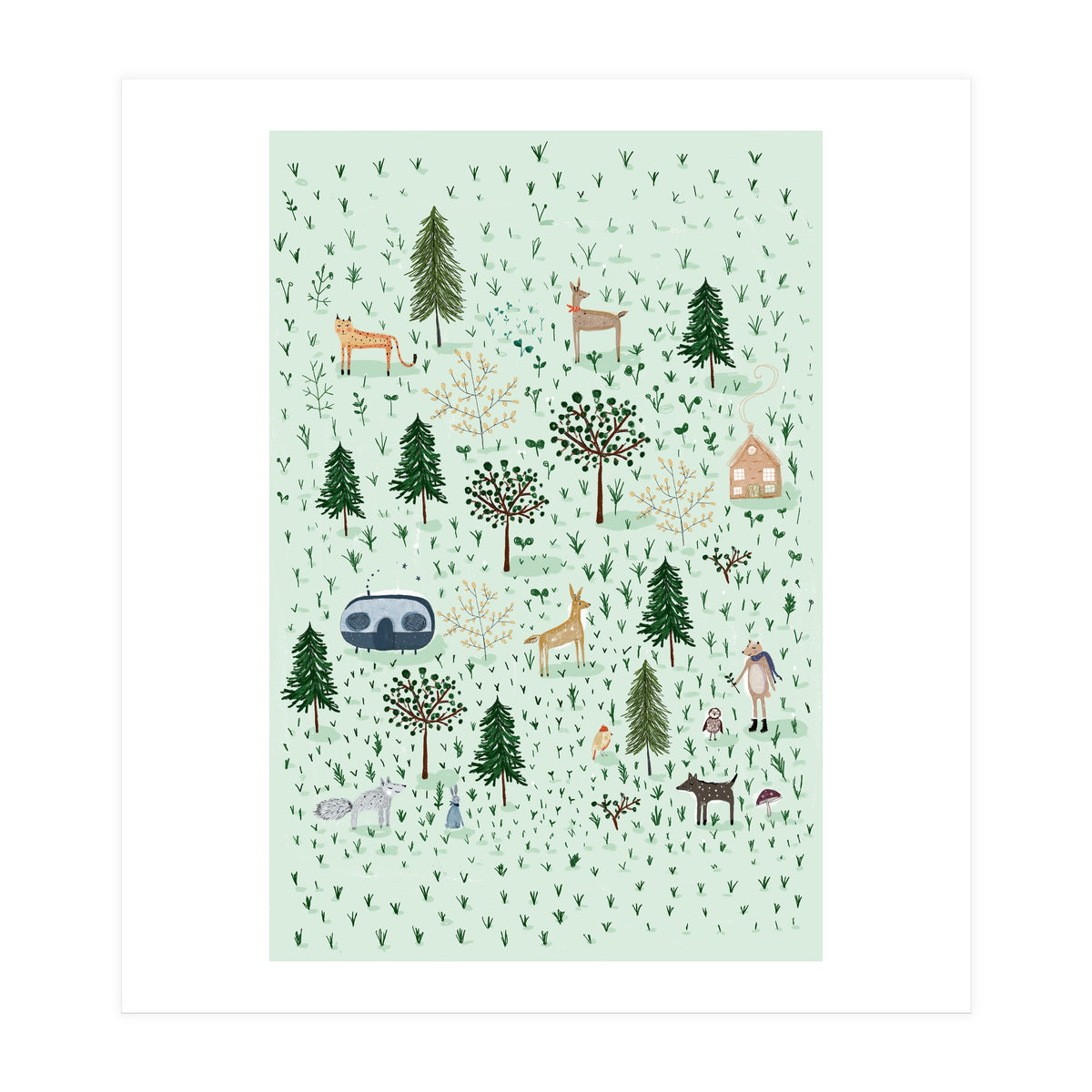 Tiny Forest  (Print Only)