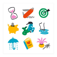 Capricorn Emoji (Print Only)