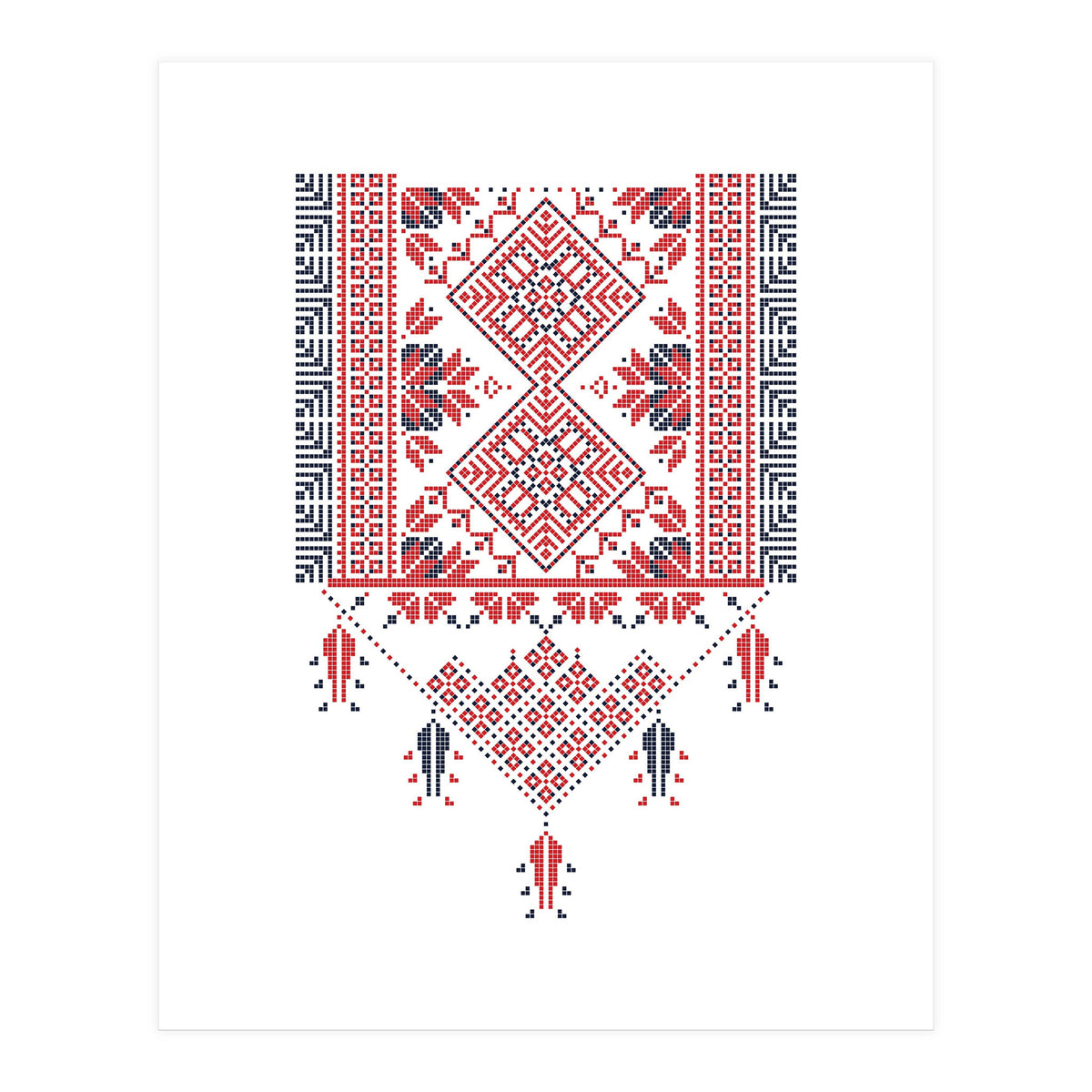 Tatreez Ornament 11 (Print Only)