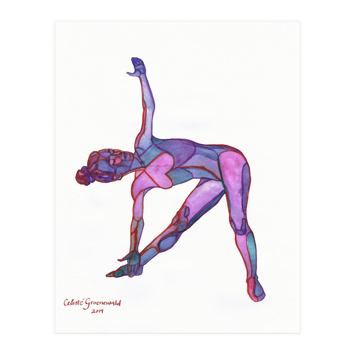 Trikonasana (Print Only)
