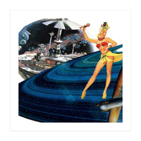 Dancer on Saturn Rings (Print Only)