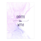 Explore the world | floating colors (Print Only) thumbnail