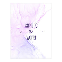 Explore the world | floating colors (Print Only)