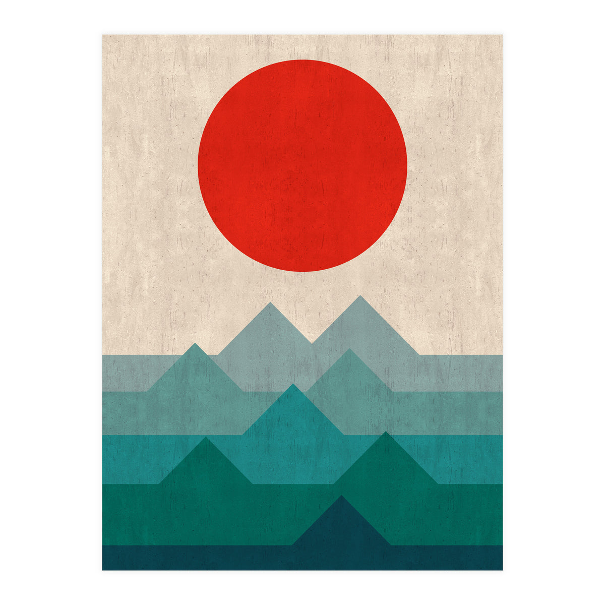 Geometric landscape I (Print Only)