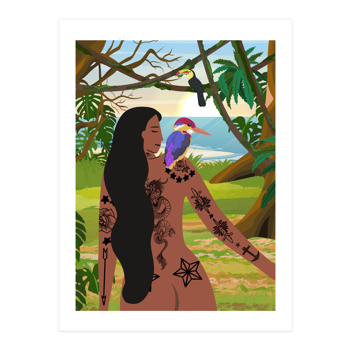 Ceyx Erithaca and Me (Print Only)