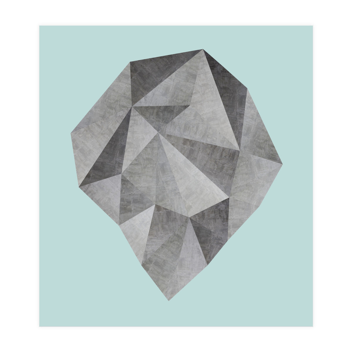 Geometric Rock I (Print Only)