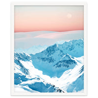 Snow & Blush Horizon
