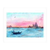 Sunset in Venice || watercolor (Print Only) thumbnail
