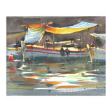 Yacht painting art watercolor (Print Only) thumbnail