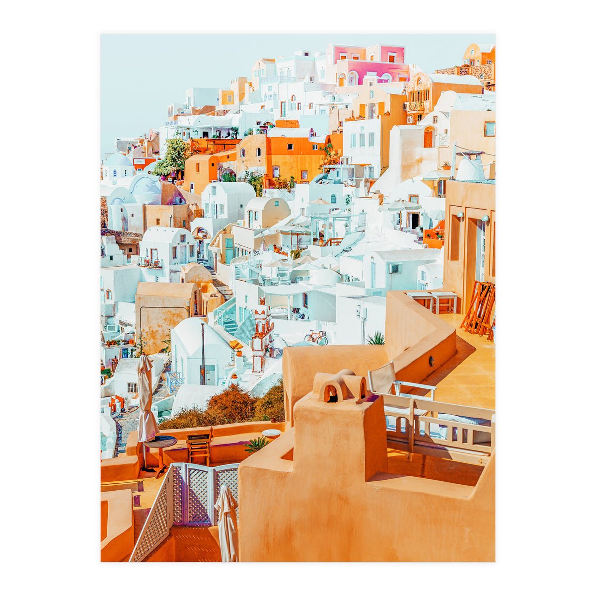Santorini Vacay (Print Only)