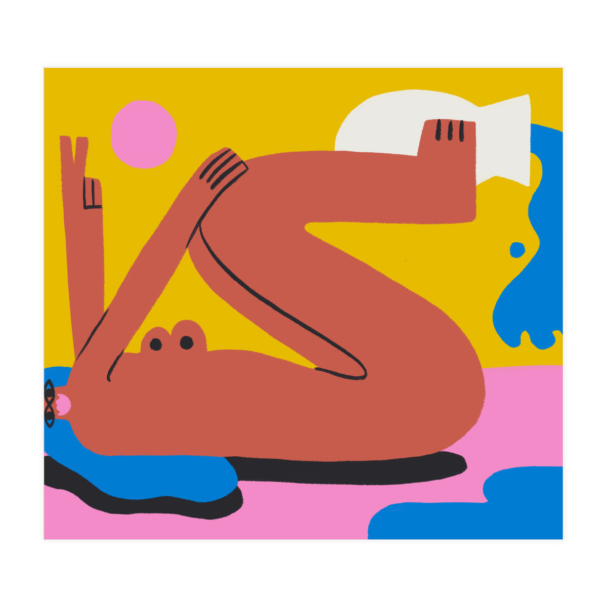 Peace And Weird Love Aquarius (Print Only)