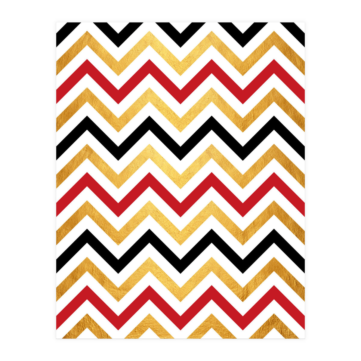 Chevron Golden II (Print Only)