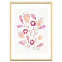 Watercolour Tulips | Pink