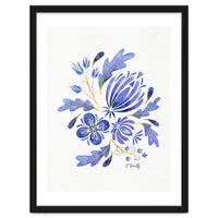 Protea Floral | Blue