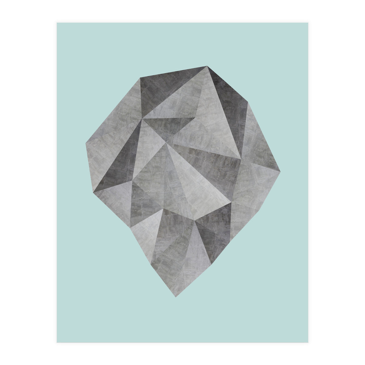 Geometric Rock I (Print Only)