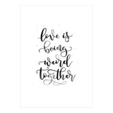 Love is Being Weird Together (Print Only) thumbnail