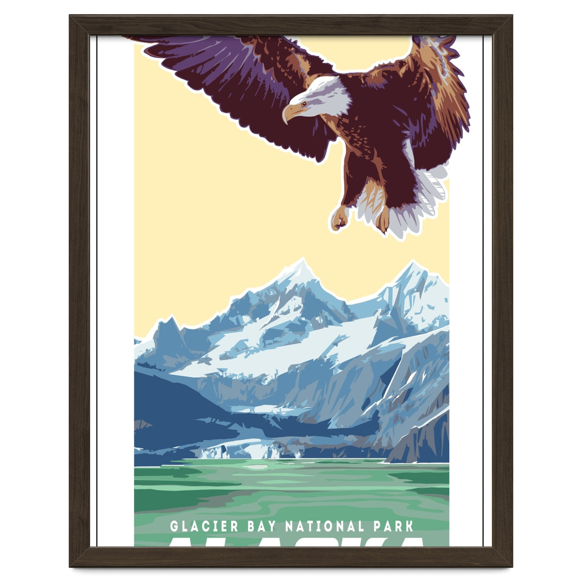 Alaskan Eagle Poster