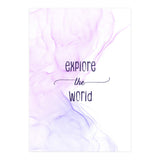 Explore the world | floating colors (Print Only) thumbnail
