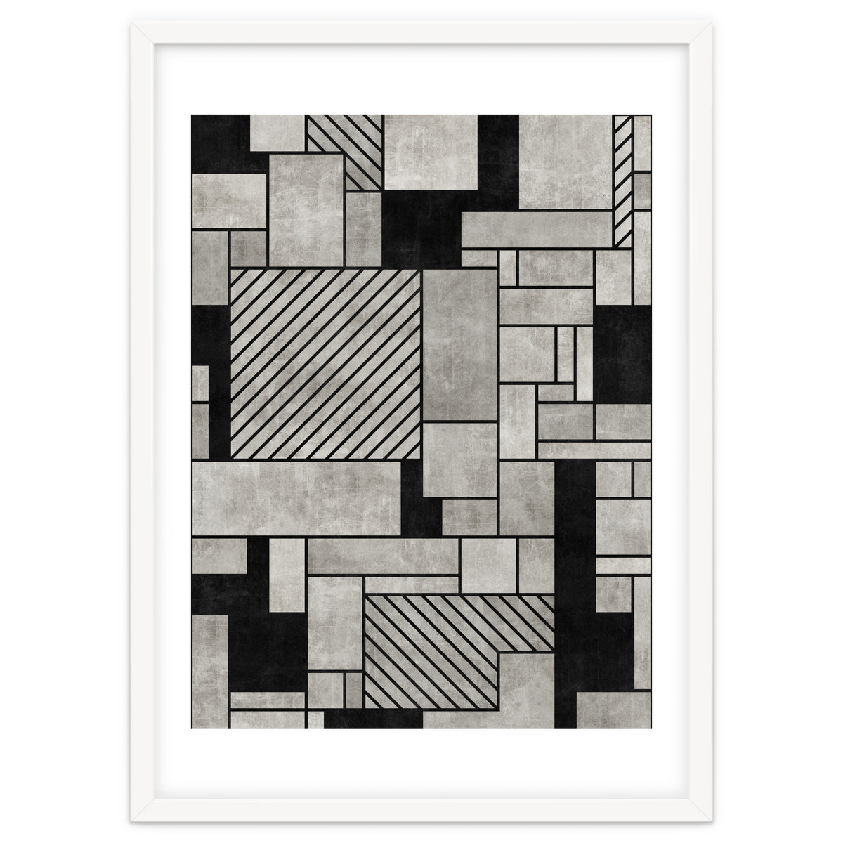 Random Concrete Pattern