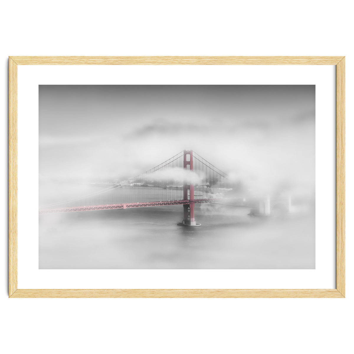 Foggy Golden Gate Bridge | colorkey