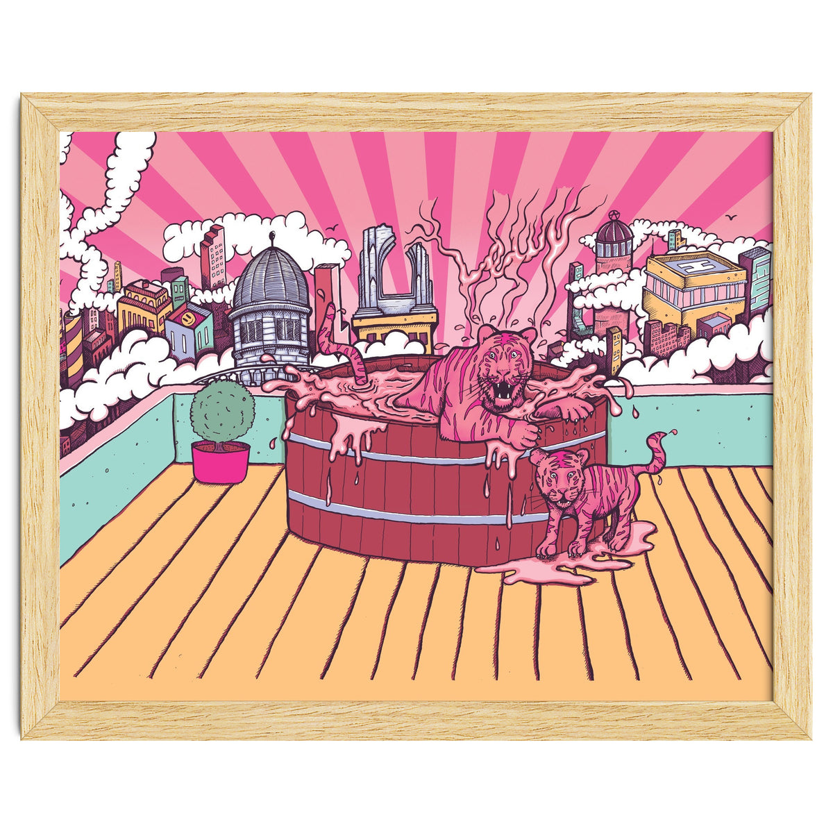 Strawberry Tigers Rooftop Jacuzzis Abbeydale Brewery x Lewy  12.4% ABV Strawberry, Chocolate, Smoked, Cherry Wood-chipped, Imperial Dessert Stout.