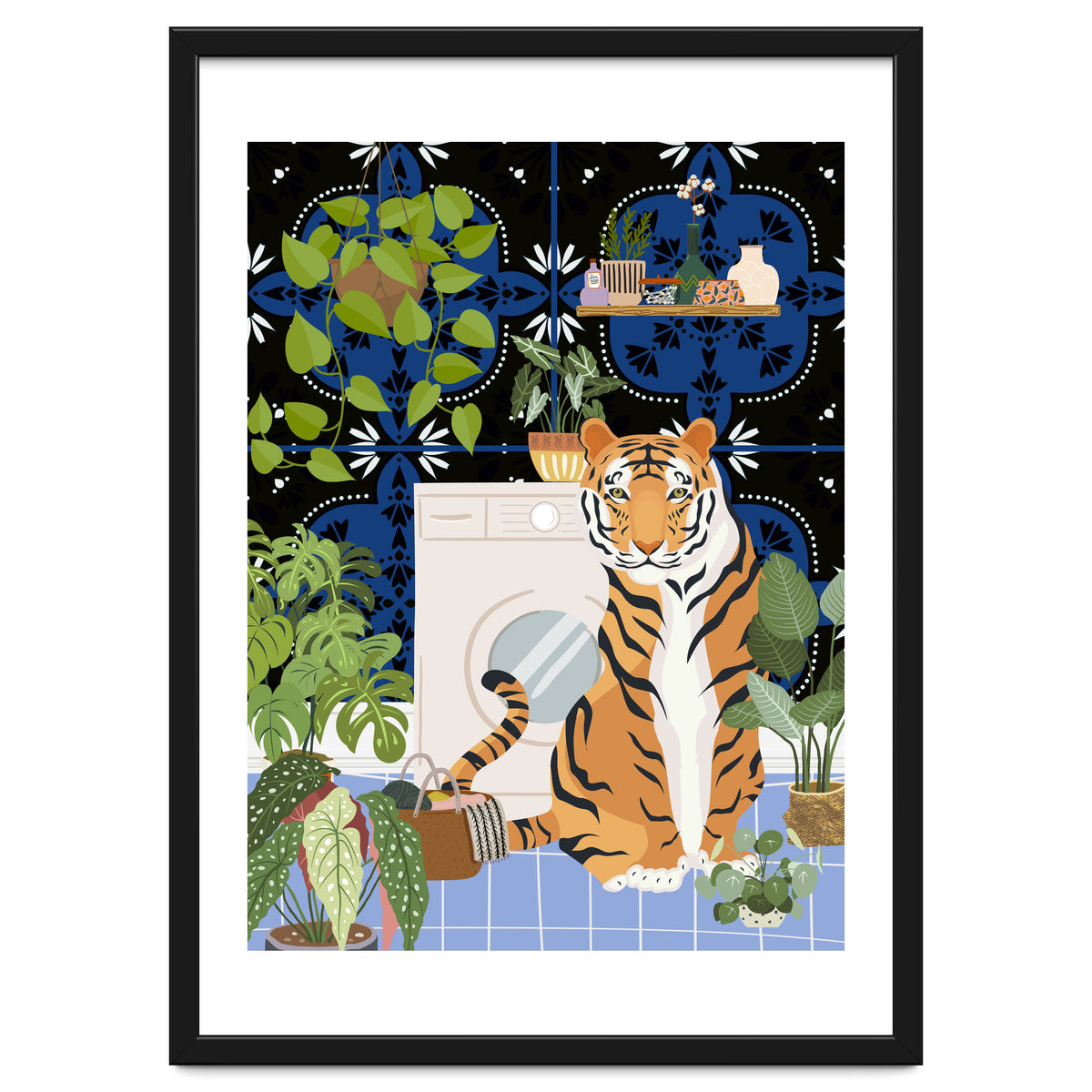 Tiger in My Laundry Room