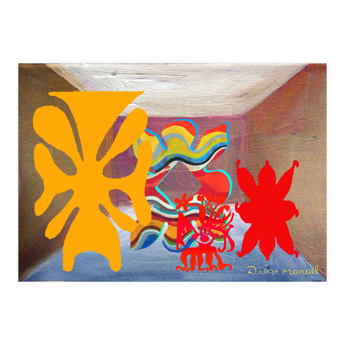 Pop Abstract Escena 2023 3 (Print Only)