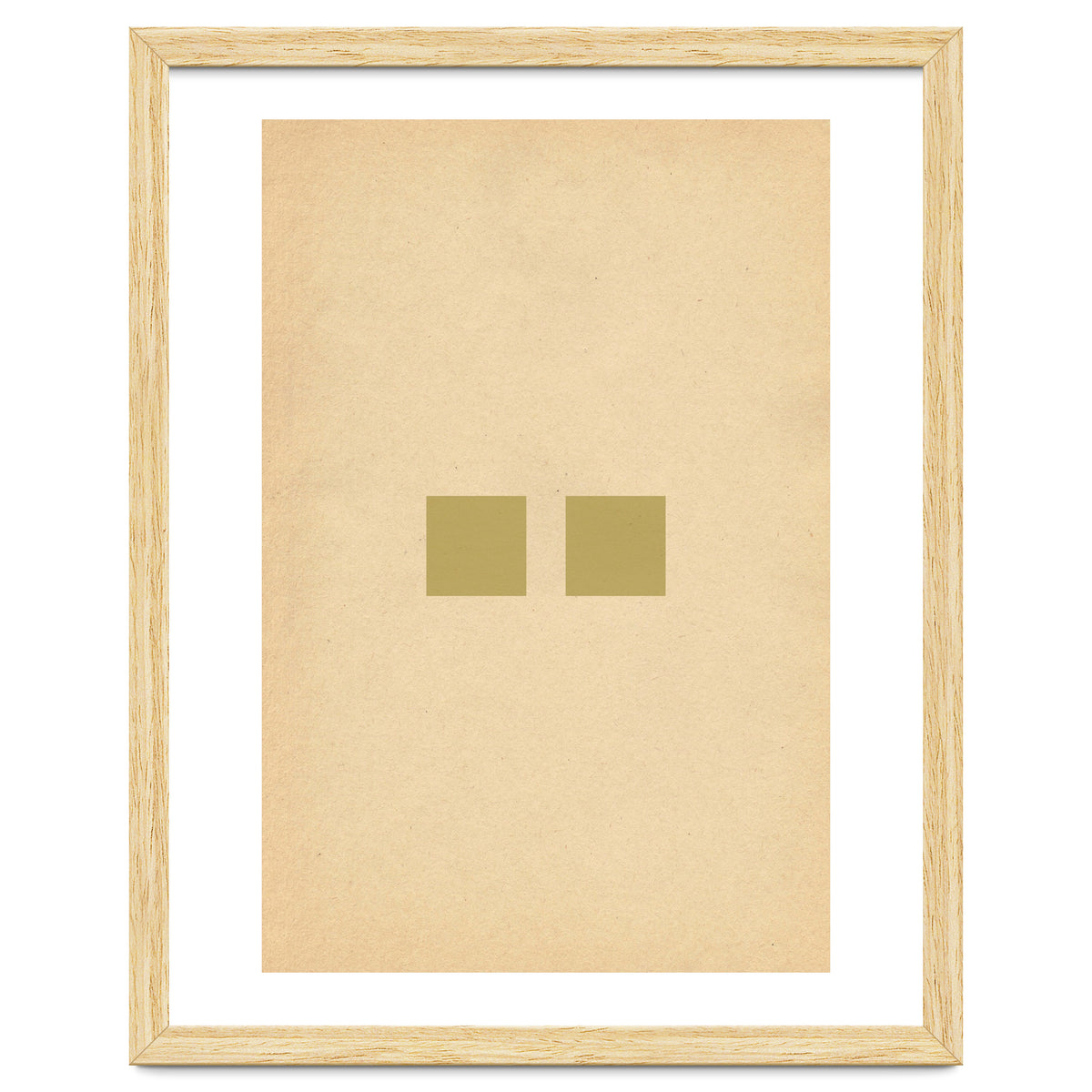 Minimalist green squares