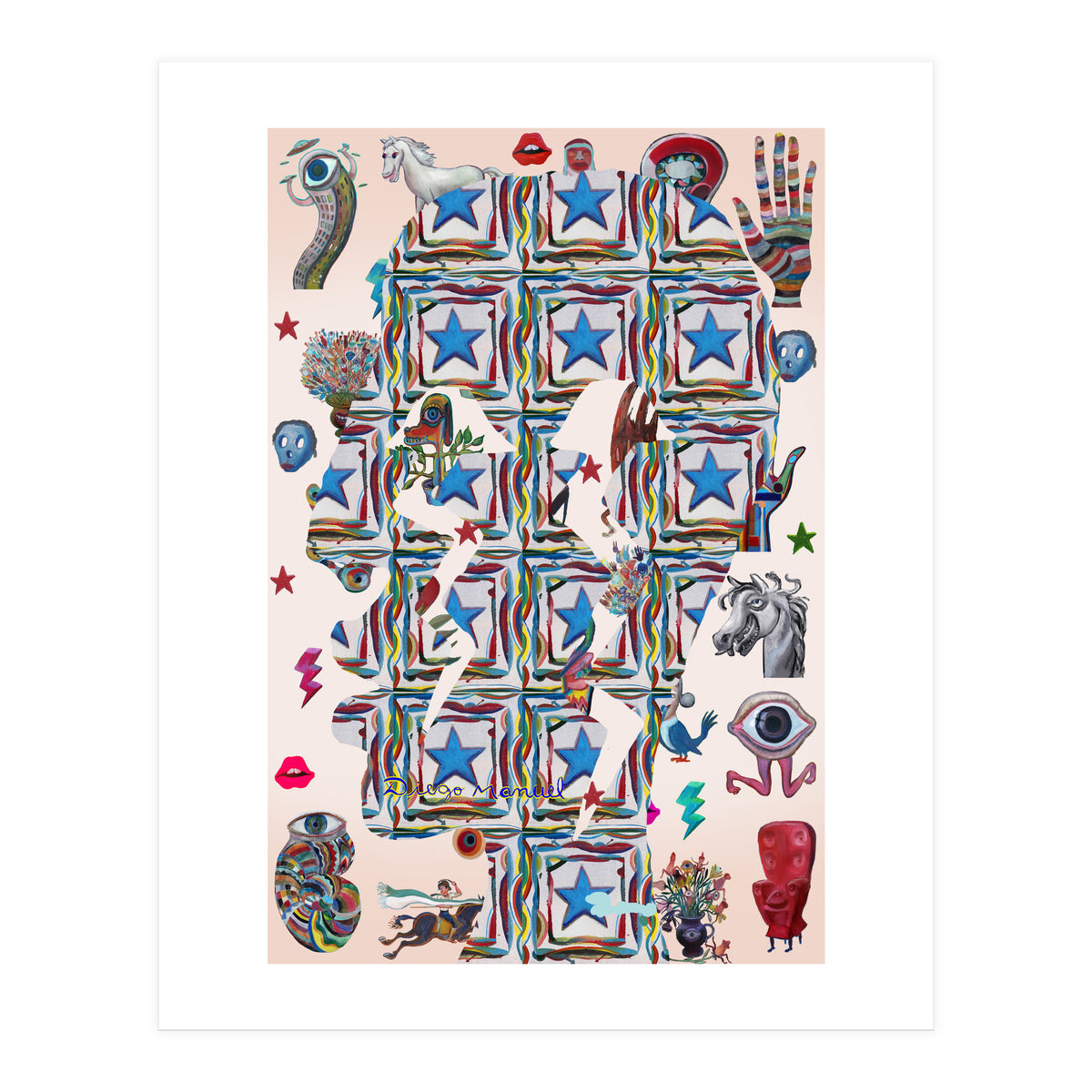 Perfil Con Rayos B 9 (Print Only)