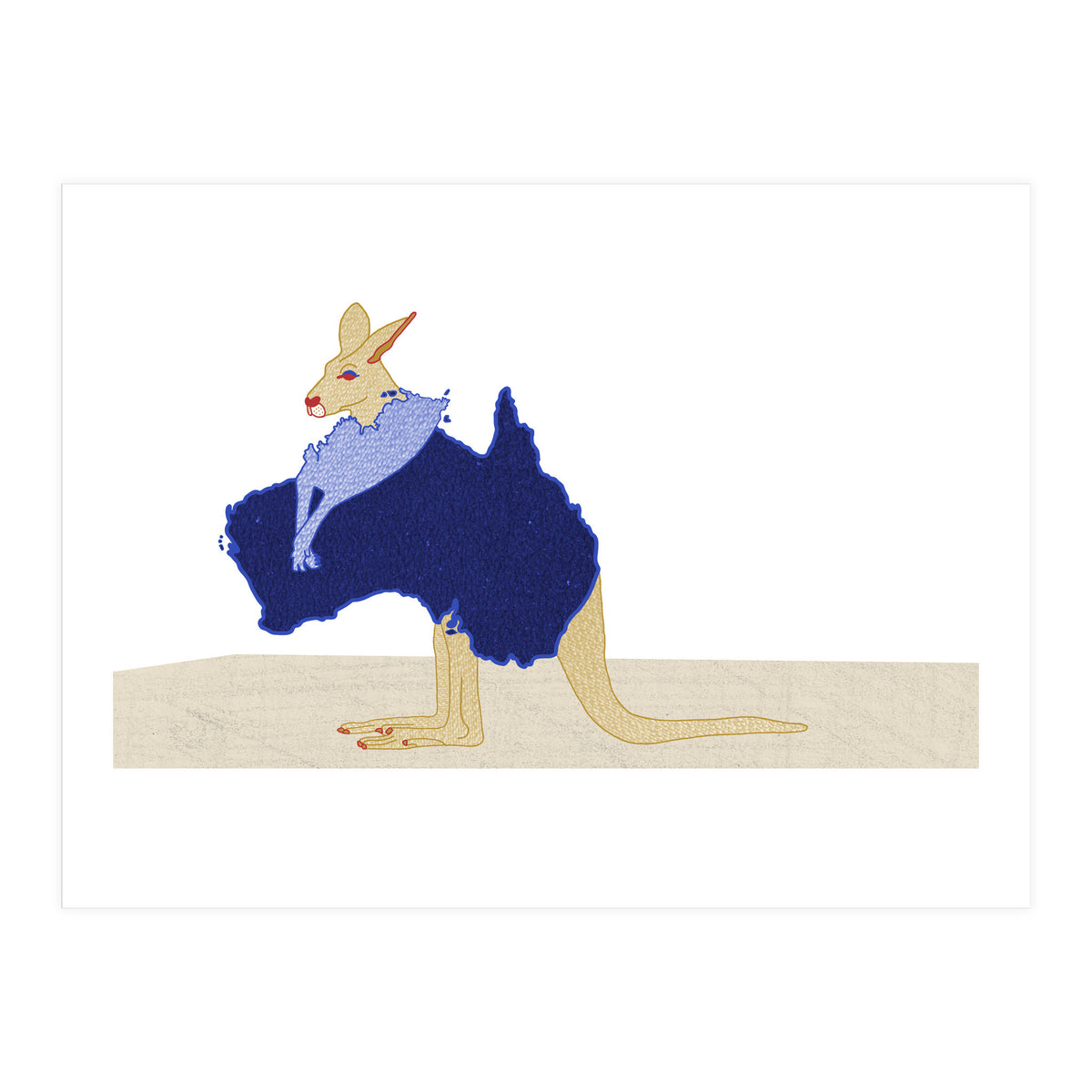 Australian Kangaroo (Print Only)