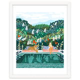 Chilling by the pool with my leopard Tropical Jungle Nature Wildlife Bohemian Morocco Travel thumbnail