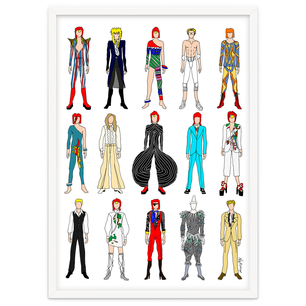 Outfits of Bowie Fashion