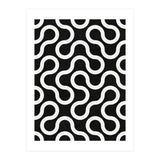 My Favorite Geometric Patterns No.36 - Black (Print Only) thumbnail