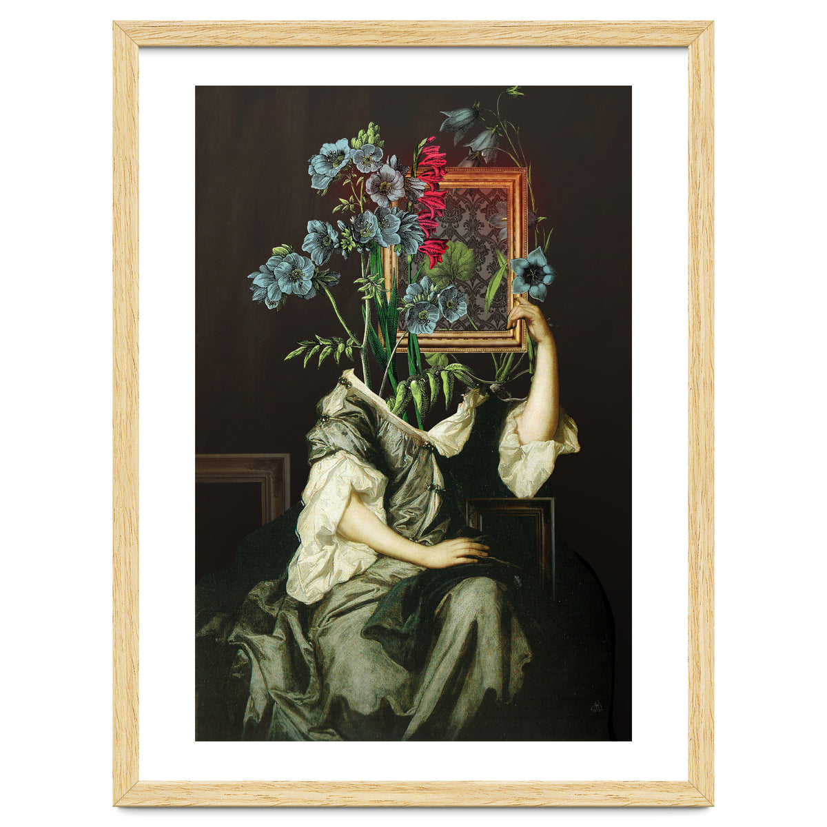 Florales Portrait Disatster