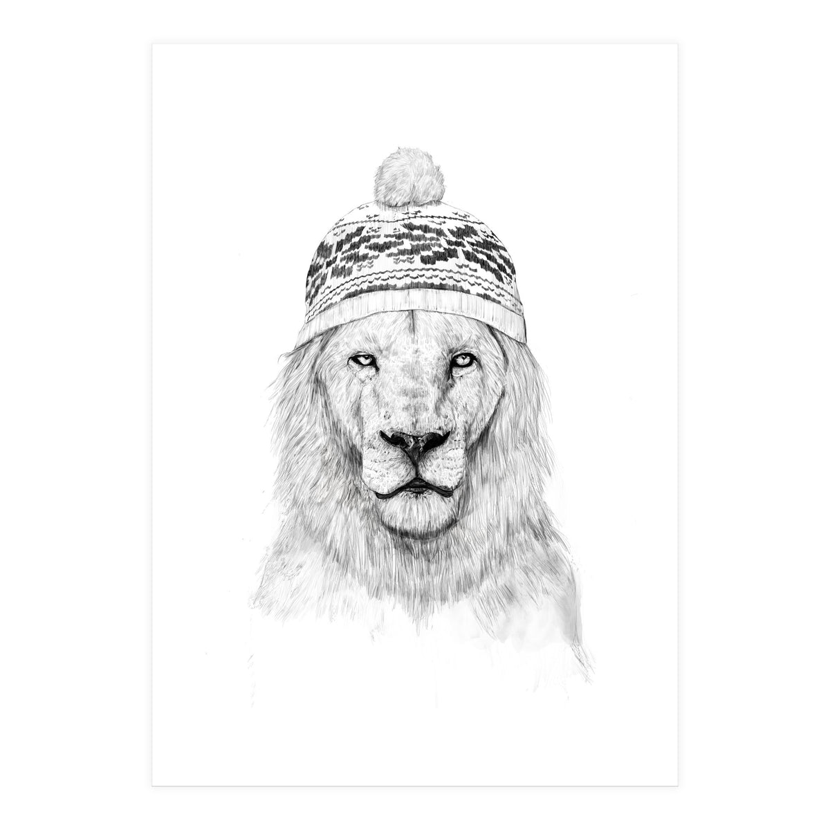 Winter Is Coming White Hat (Print Only)