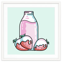 Cute Strawberry Milkshake
