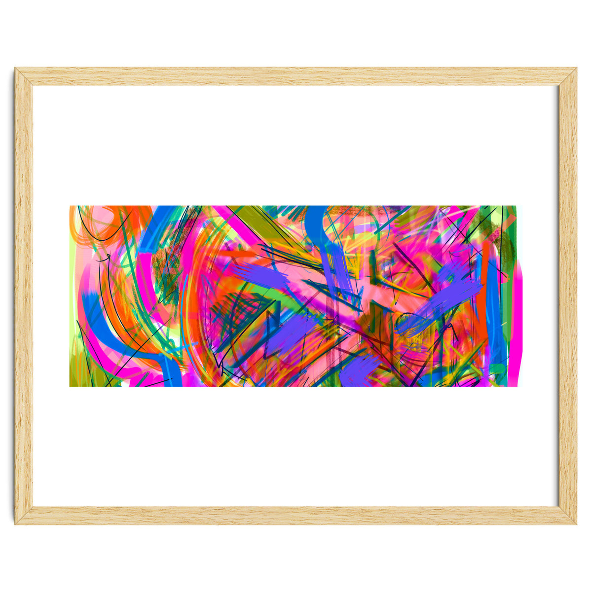 Pink And Blue In Traces