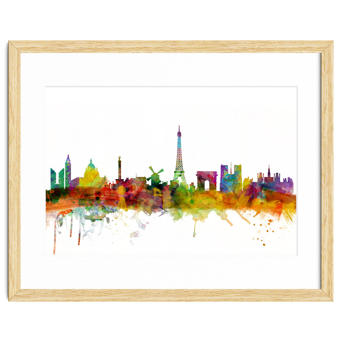 Paris France Skyline