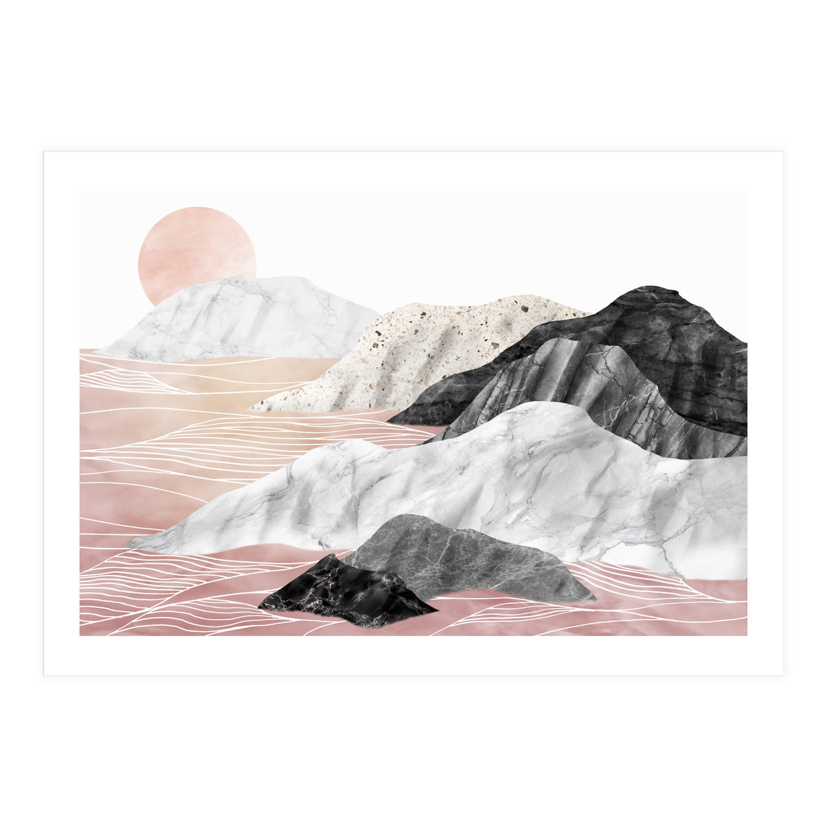 Marble Landscape 01 (Print Only)