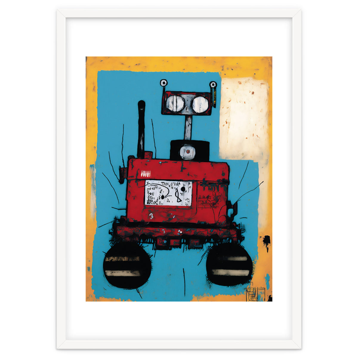 Robot Expressionist Painting