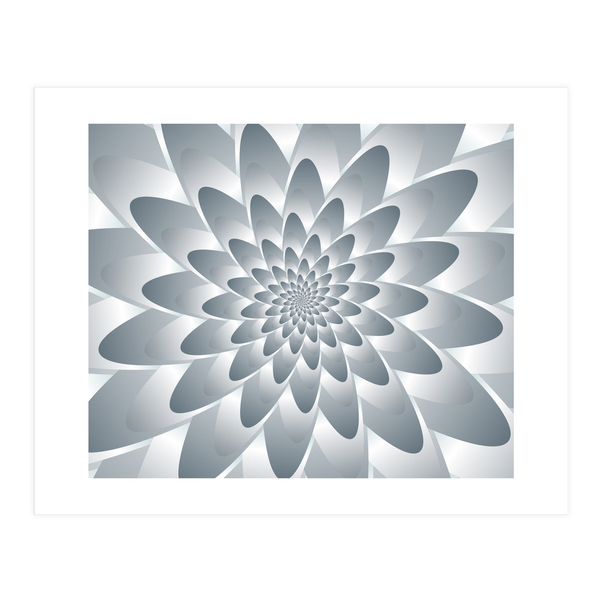 Swirl Flower Pattern  (Print Only)