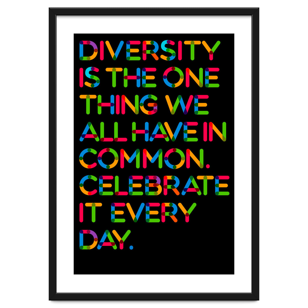 DIVERSITY (black Version)