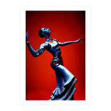 Robot Cyborg passionately dancing Flamenco (Print Only) thumbnail