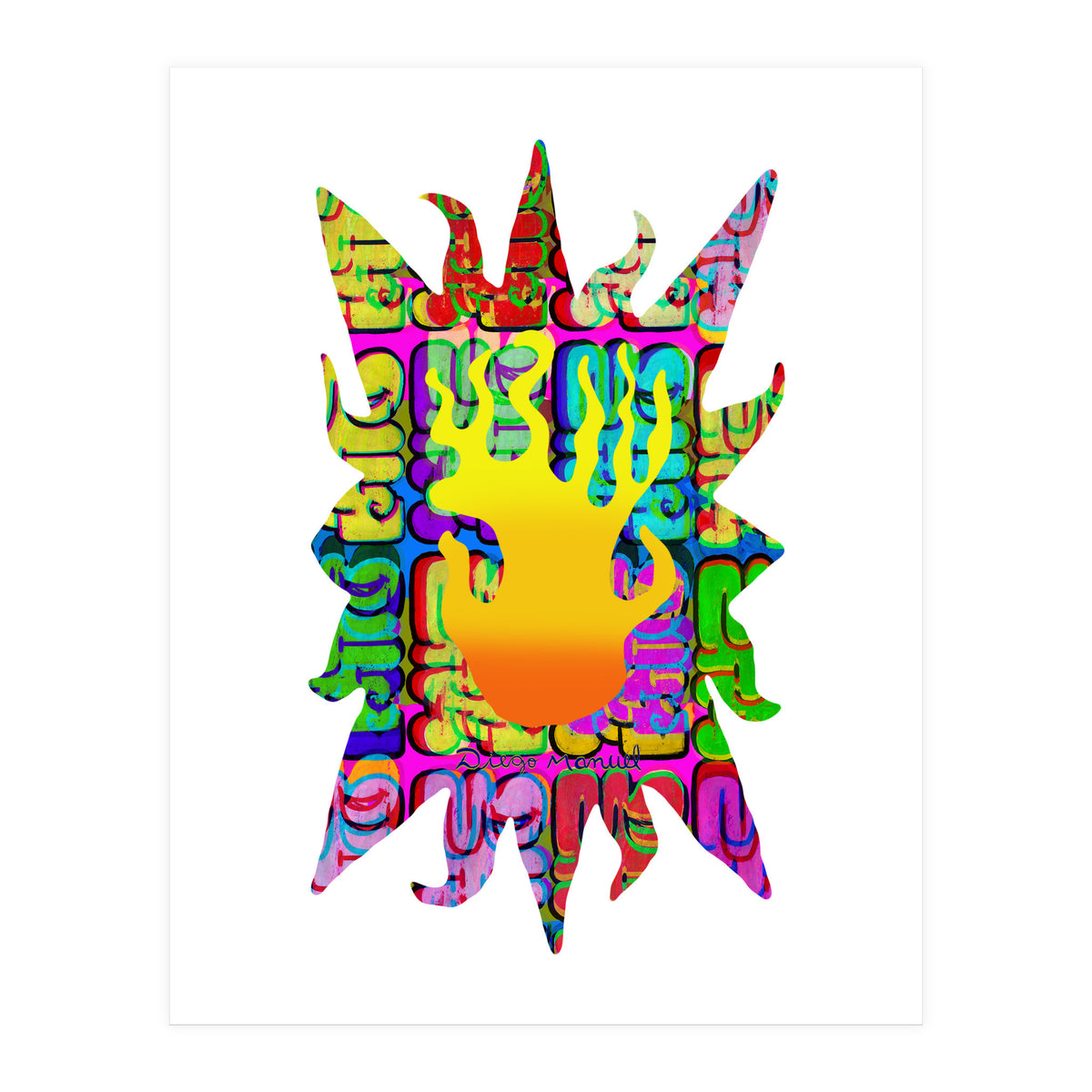 Fuego 5 Copia (Print Only)